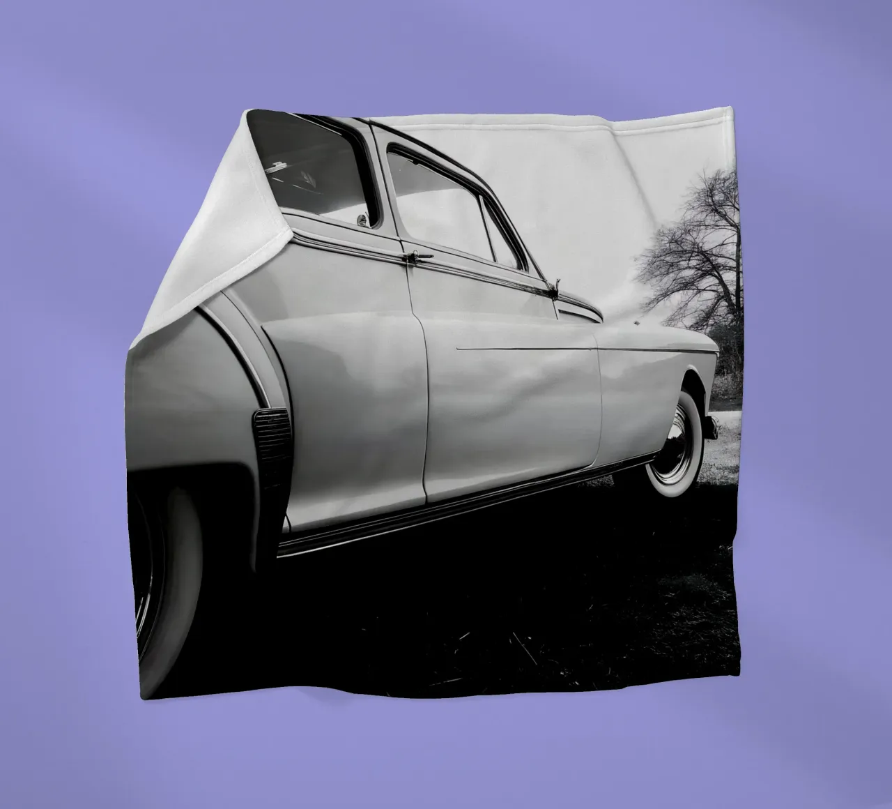 Auto d'epoca monocromatiche coperta in pile da CAR EDITION