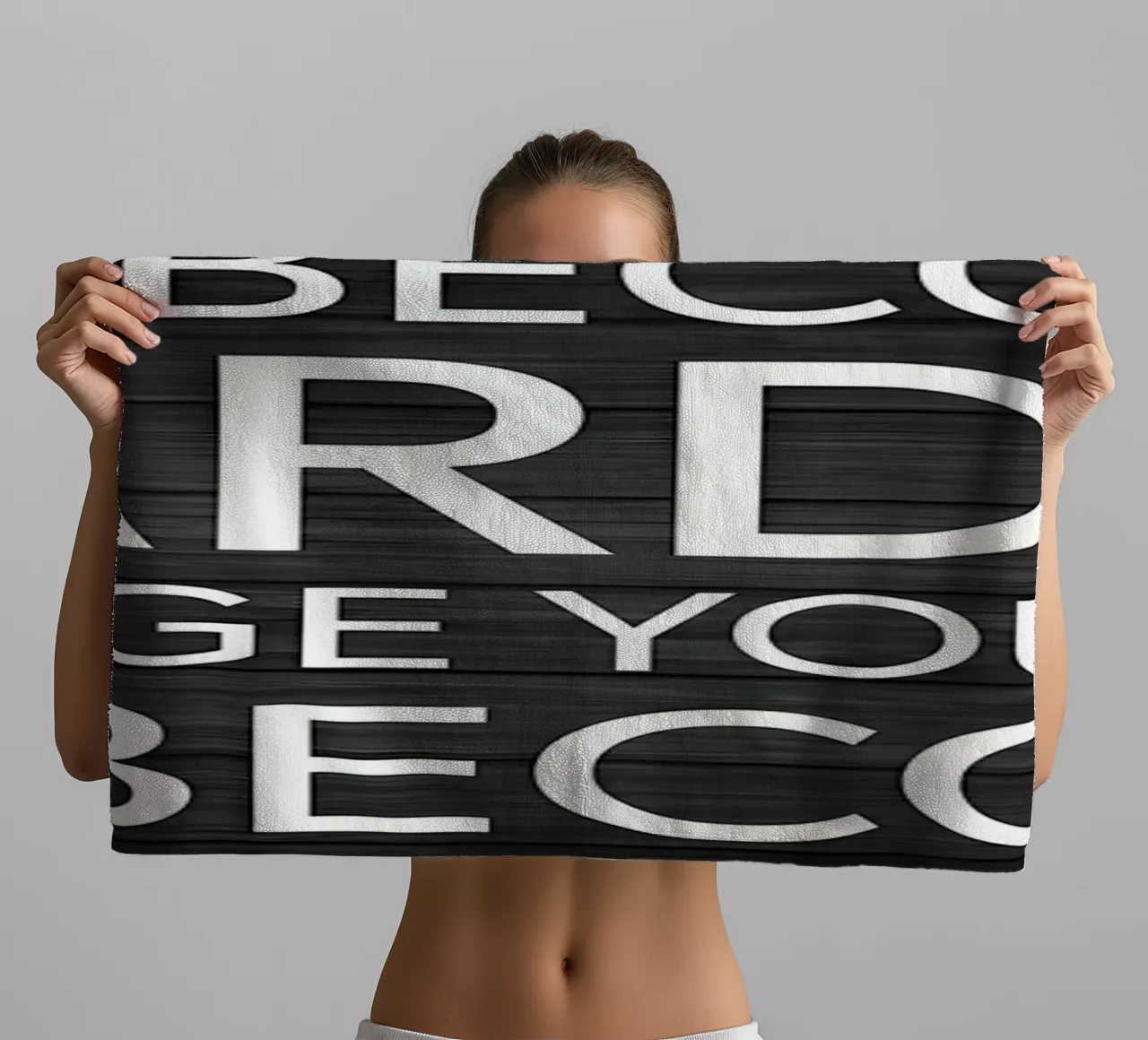 Put In The Work towel by Aara