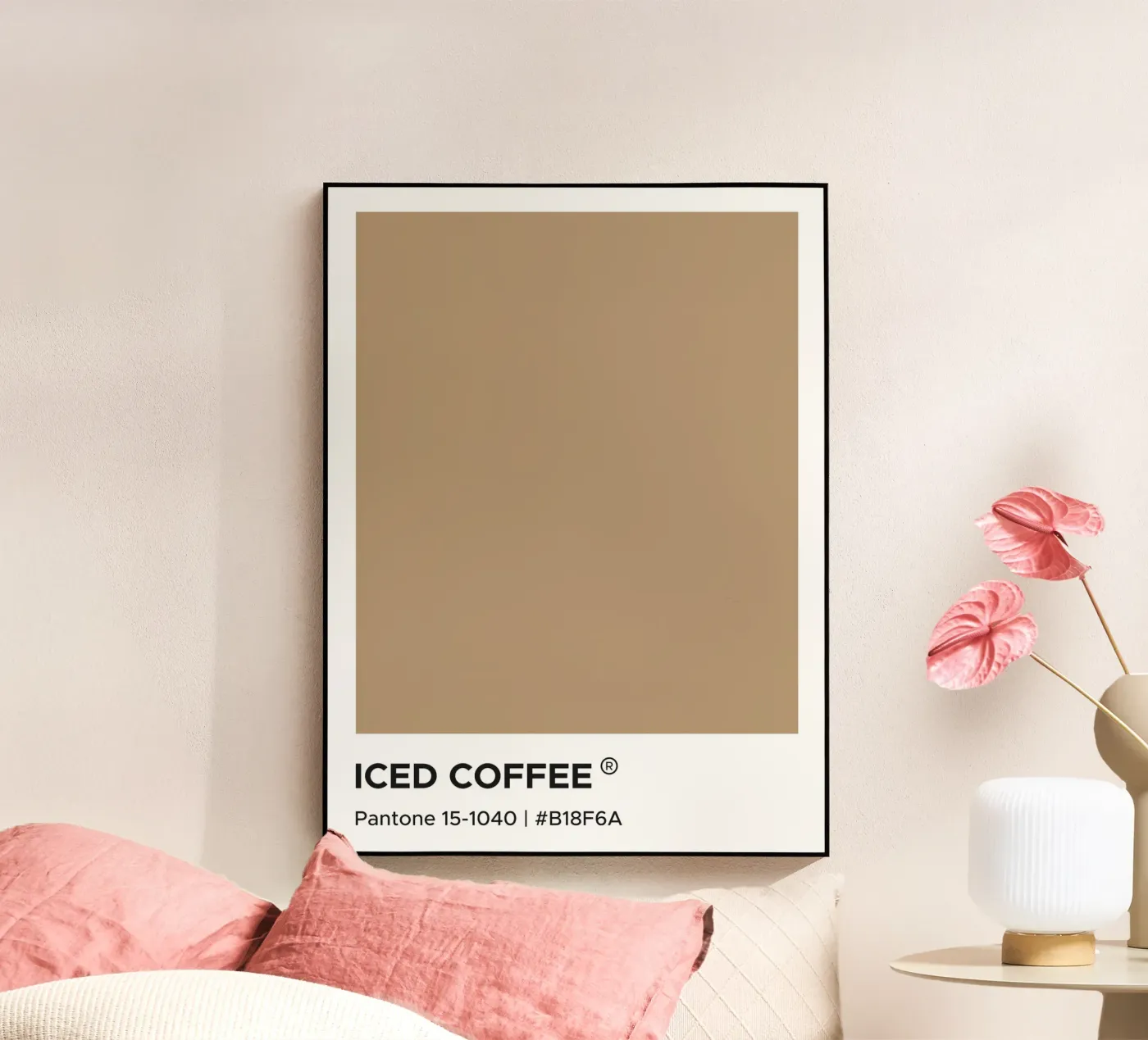 Iced Coffee Pantone plexiglas de Paigaam Studio