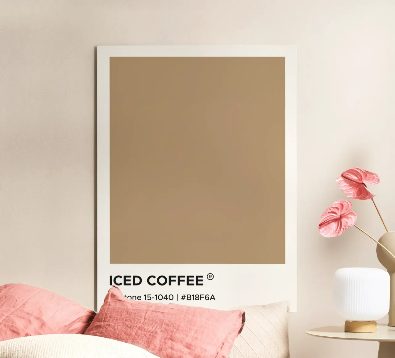 Caffè freddo Pantone alluminio dibond da Paigaam Studio