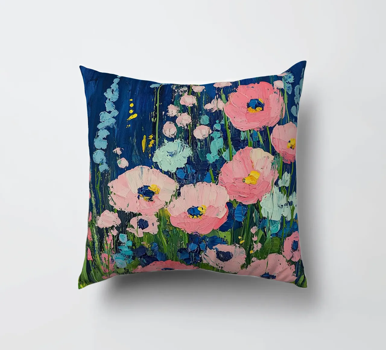La saggezza silenziosa dei fiori cuscino da Nikis Art Studio
