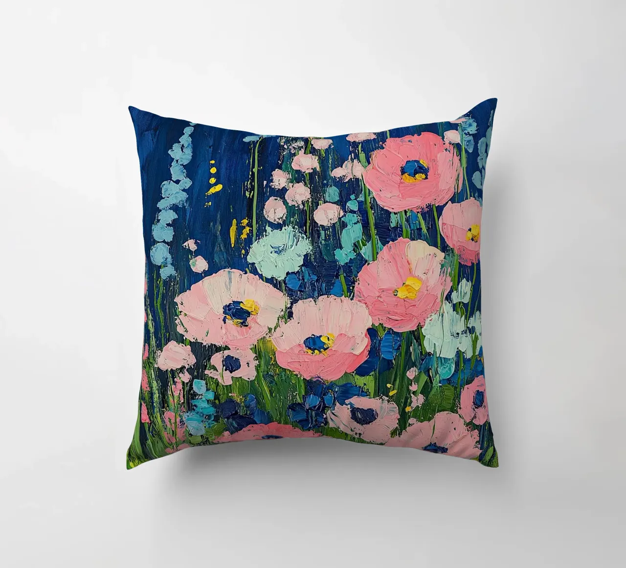 La saggezza silenziosa dei fiori cuscino da Nikis Art Studio