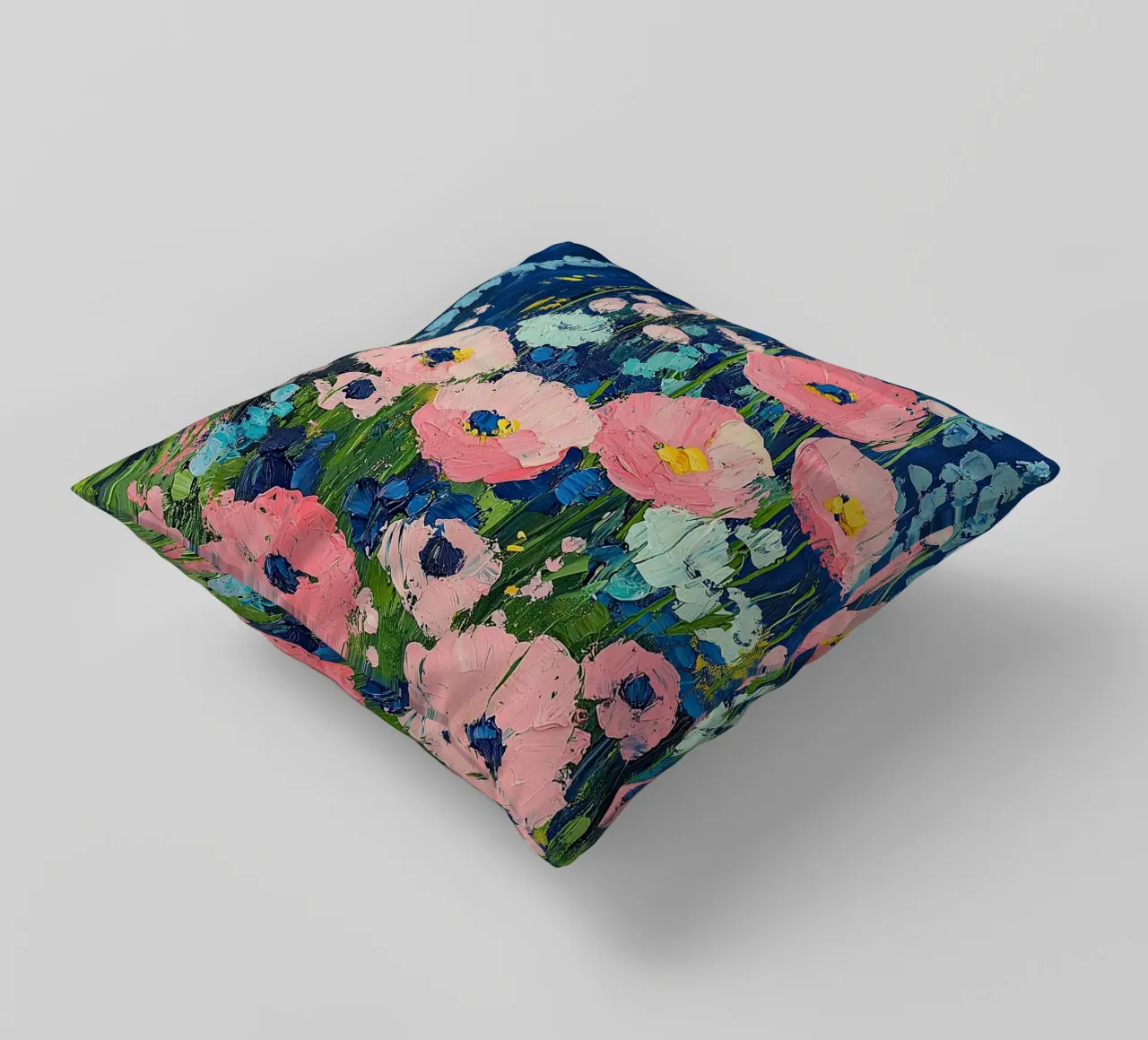 La saggezza silenziosa dei fiori cuscino da Nikis Art Studio