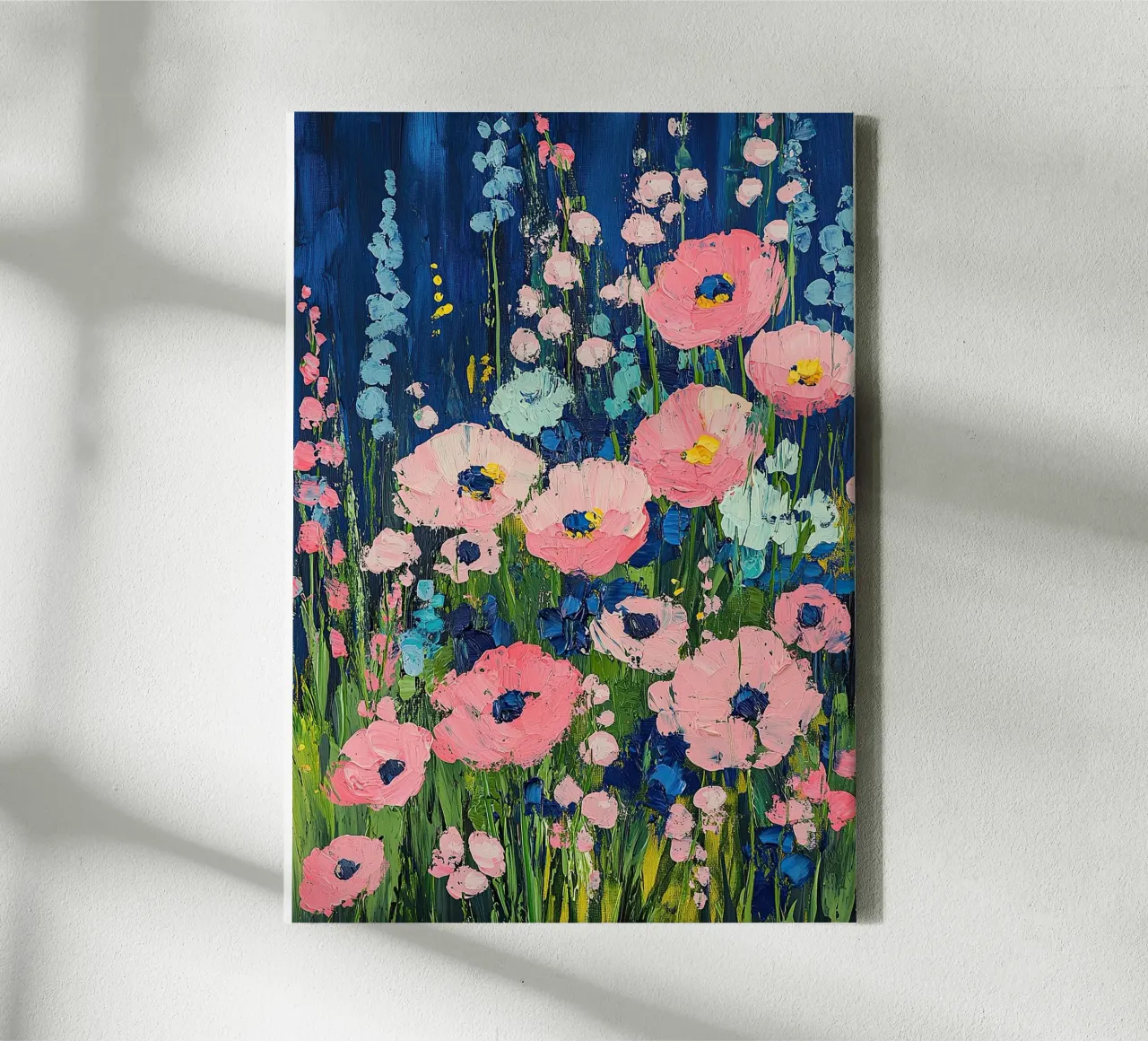 La saggezza silenziosa dei fiori tela con Cornice a cassetta da Nikis Art Studio