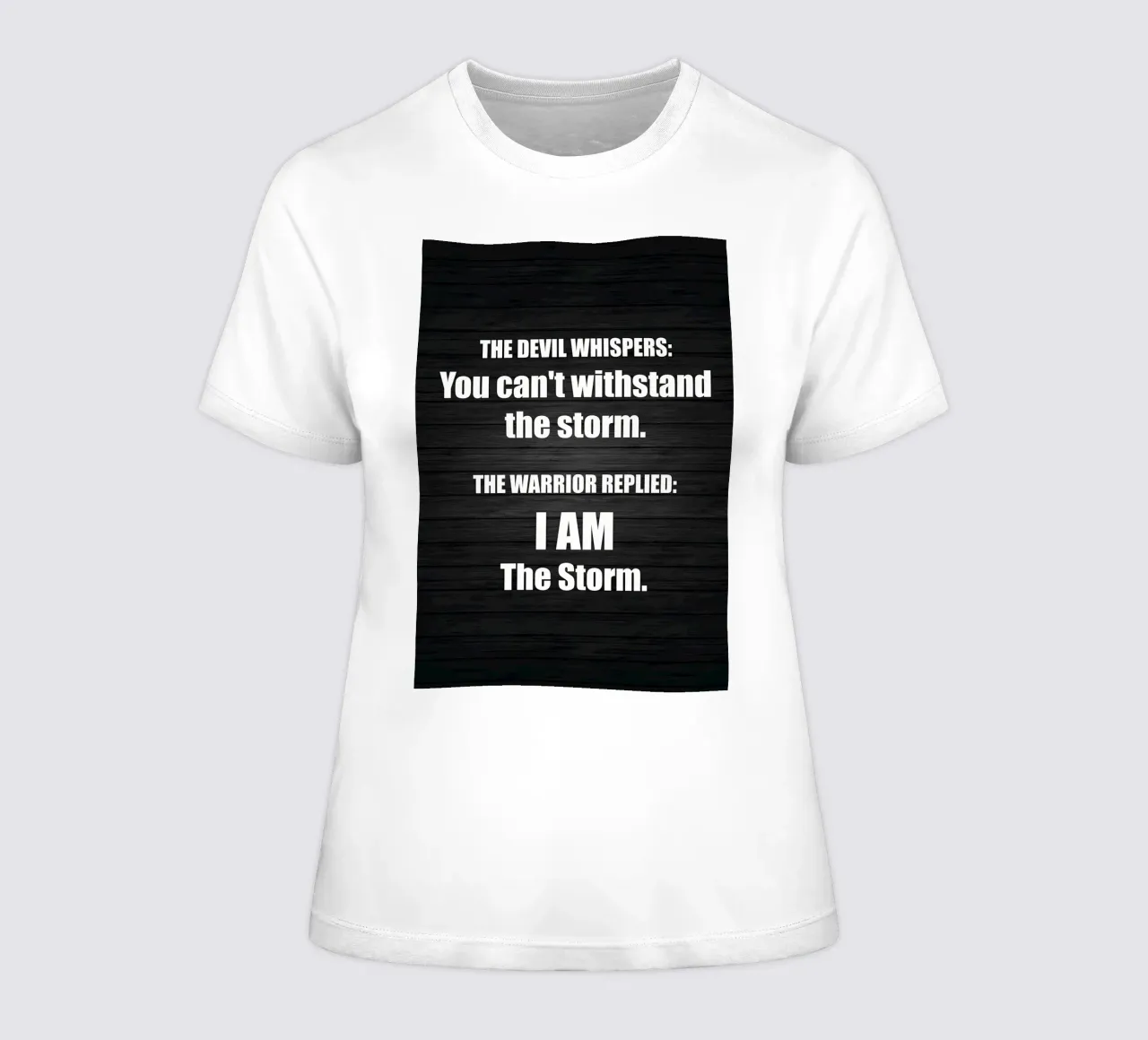 Comfortable Uncomfortable women's fitted t-shirt by Aara