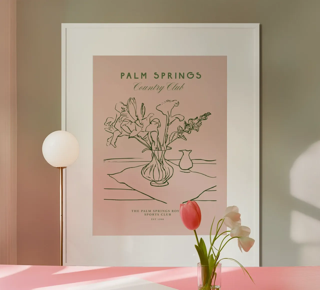 Palm Springs Club No 02 poster da treechild