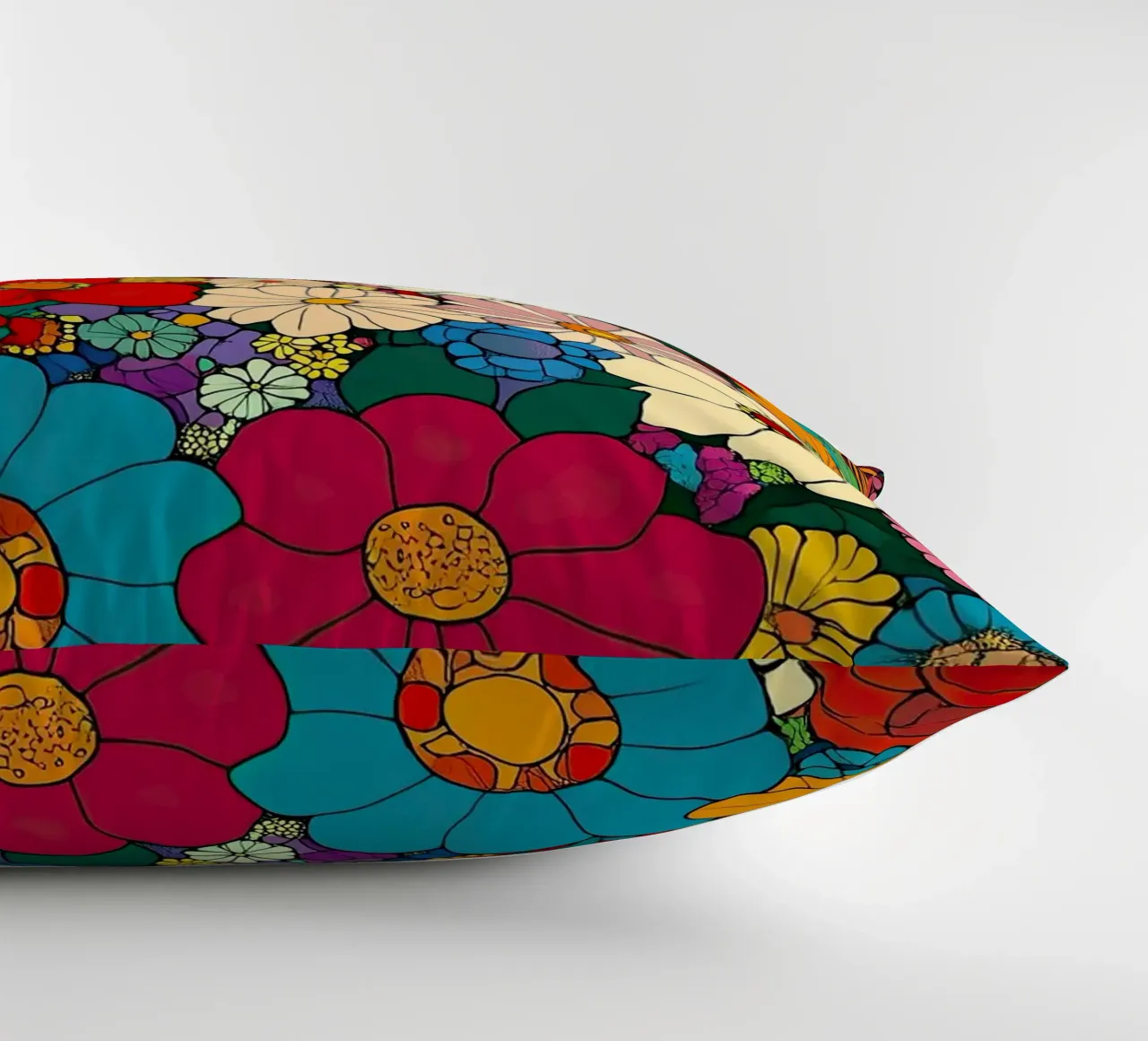 I fiori come specchio dell'anima cuscino da Nikis Art Studio