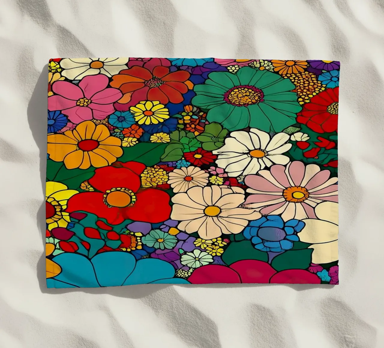 I fiori come specchio dell'anima telo mare da Nikis Art Studio