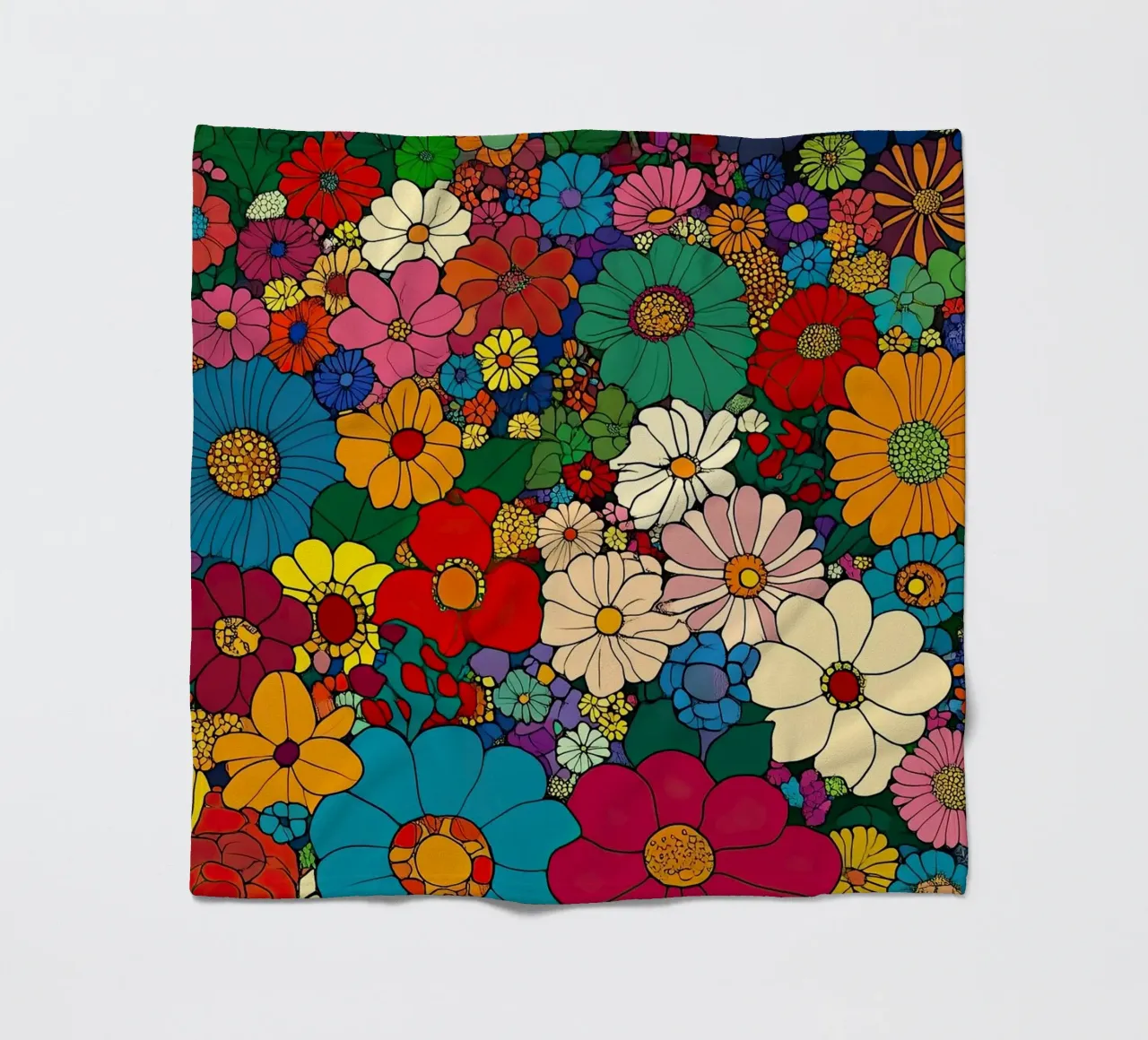 I fiori come specchio dell'anima coperta in pile da Nikis Art Studio