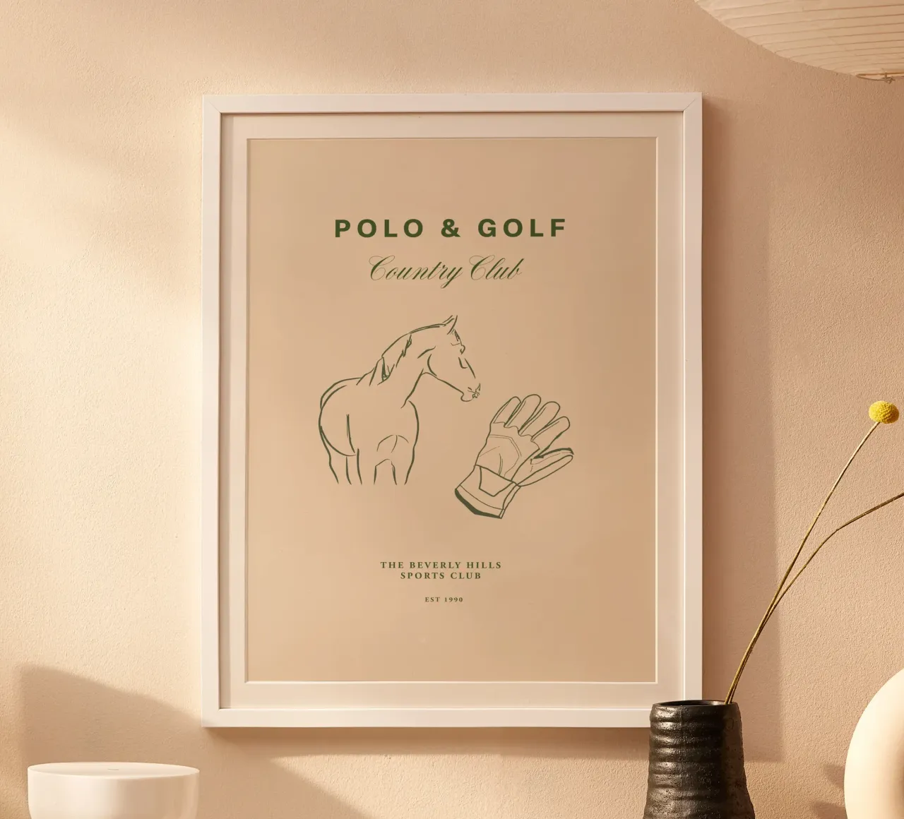 Polo And Golf No 02 poster da treechild
