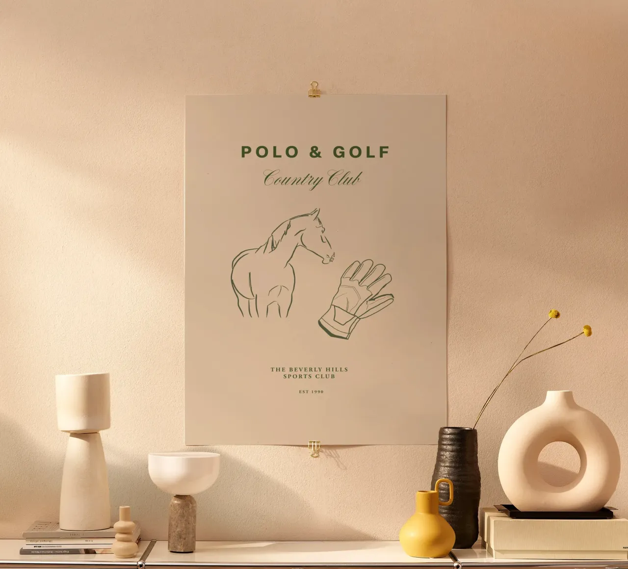 Polo And Golf No 02 poster da treechild