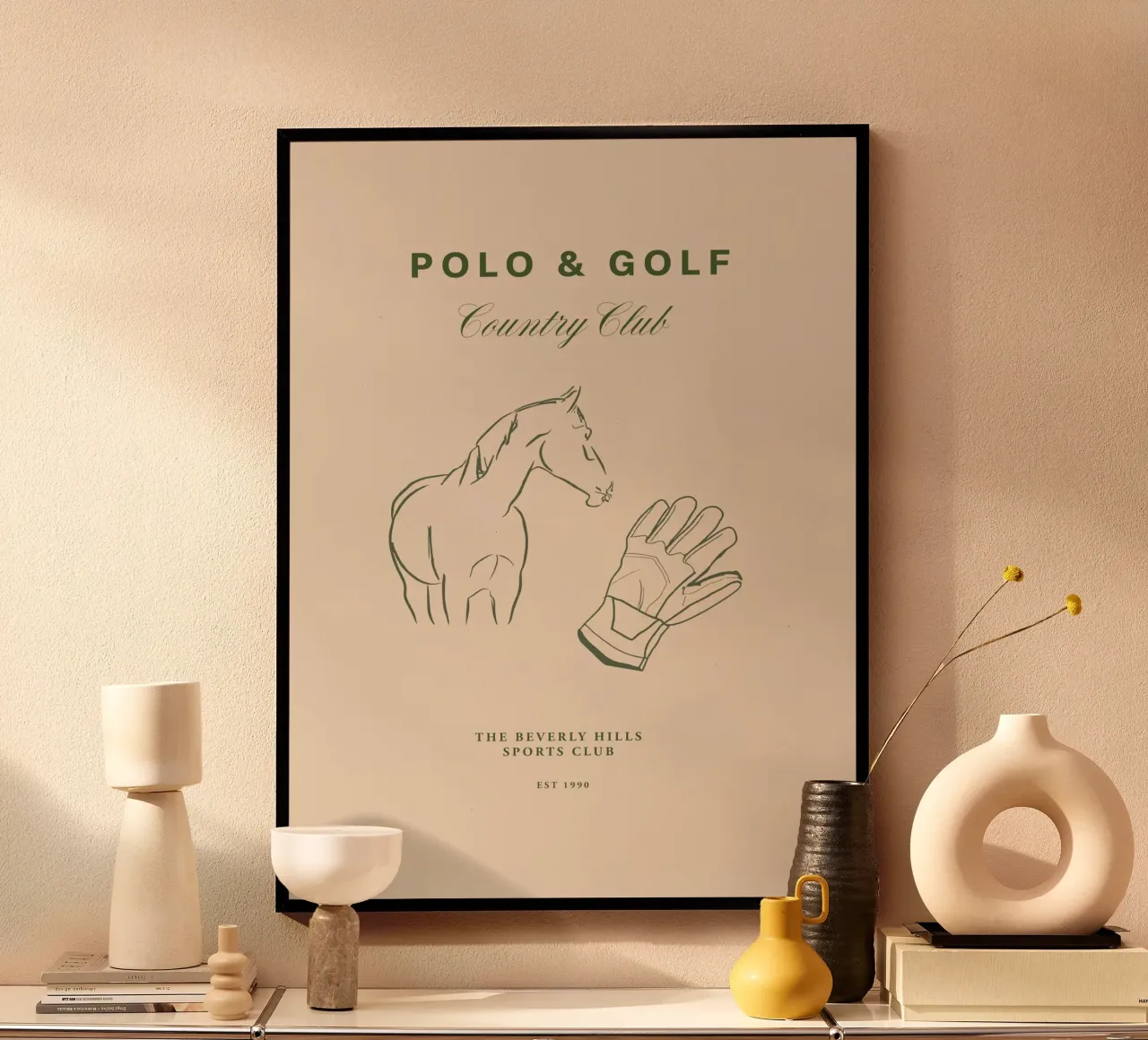 Polo And Golf No 02 poster da treechild