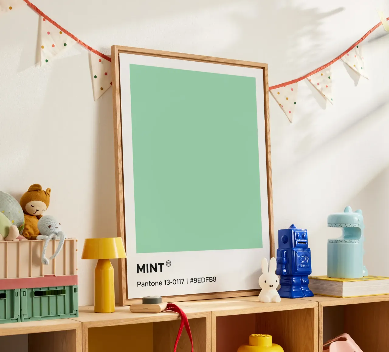 Menta Pantone plexiglass da Paigaam Studio