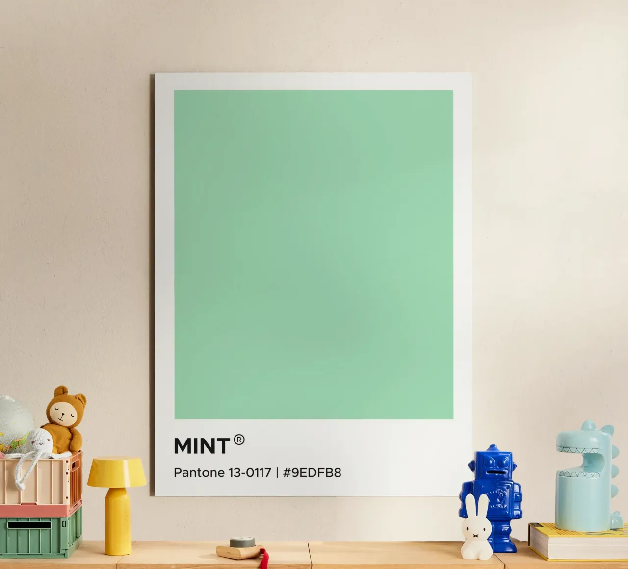 Mint Pantone forex plate by Paigaam Studio