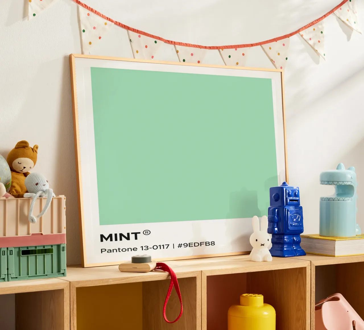 Menta Pantone poster da Paigaam Studio