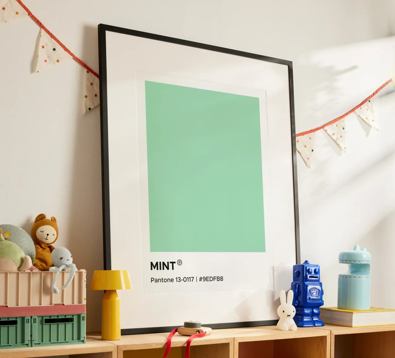 Menta Pantone poster da Paigaam Studio