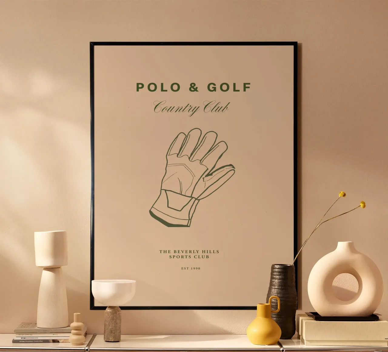 Polo And Golf No 03 poster da treechild
