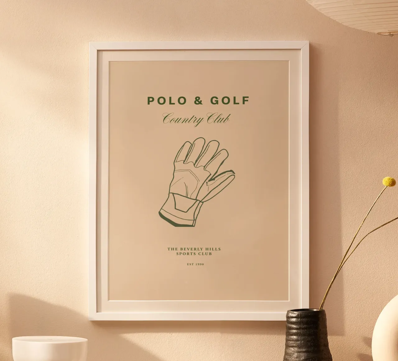 Polo And Golf No 03 poster da treechild
