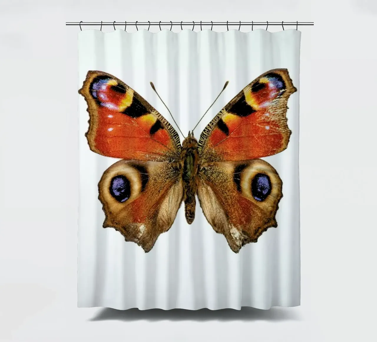 Butterfly shower curtain by Curious Collections by Marielle Leenders