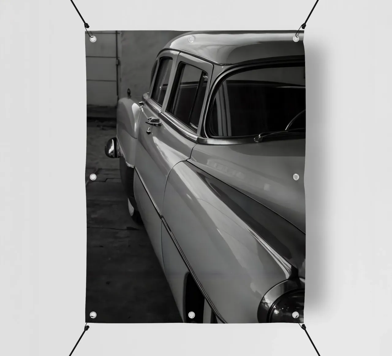 Auto d'epoca monocromatiche telo in pvc da CAR EDITION
