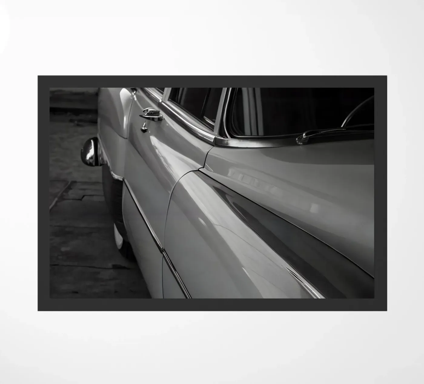 Monochrome Classic Cars Fußmatte von CAR EDITION