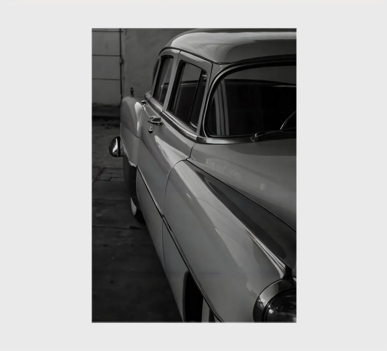 Auto d'epoca monocromatiche diario da CAR EDITION