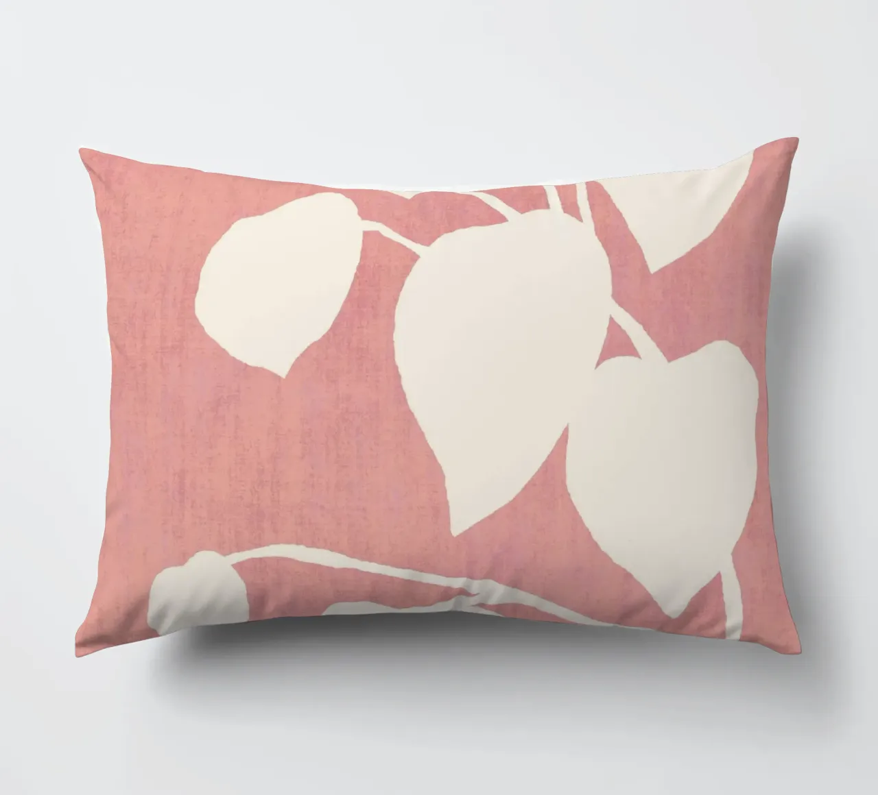 Foglia d'ombra botanica - Rosa cuscino da MoonlightPrint