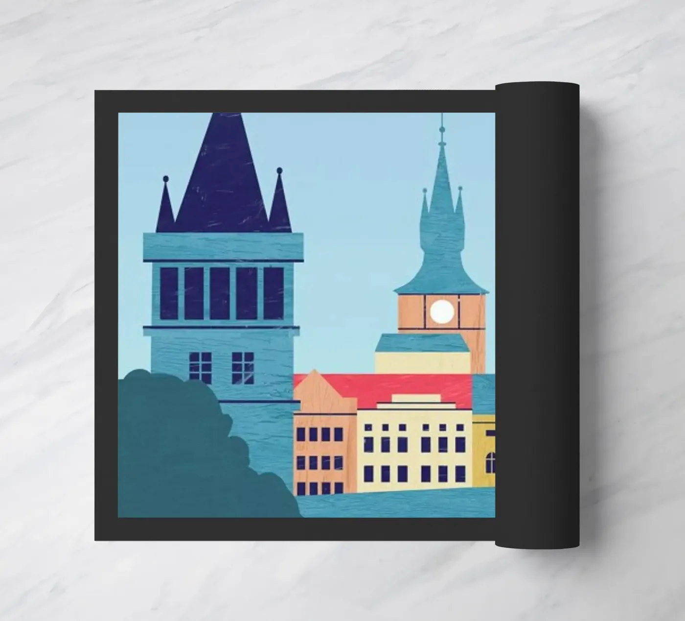 Prague deurmat van Katinka Reinke