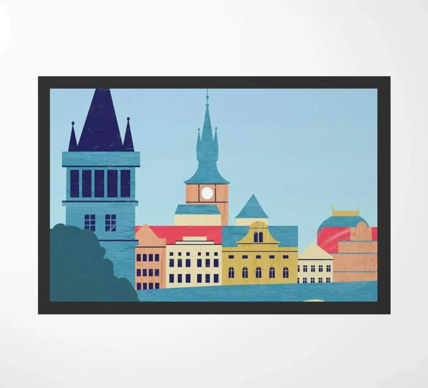 Prague deurmat van Katinka Reinke