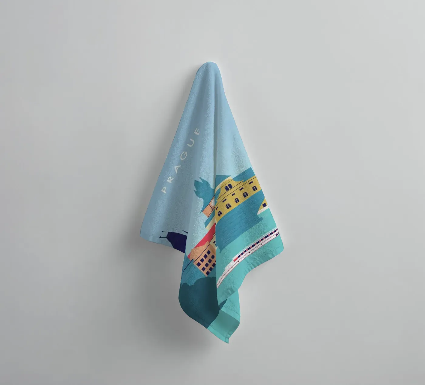 Prague badhanddoek van Katinka Reinke