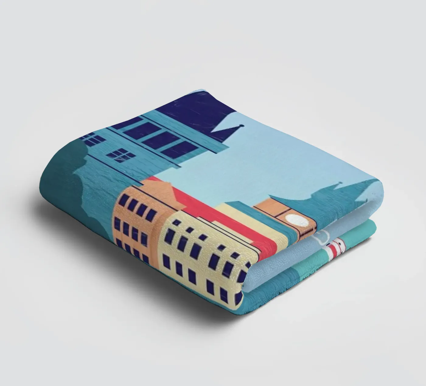 Prague badhanddoek van Katinka Reinke