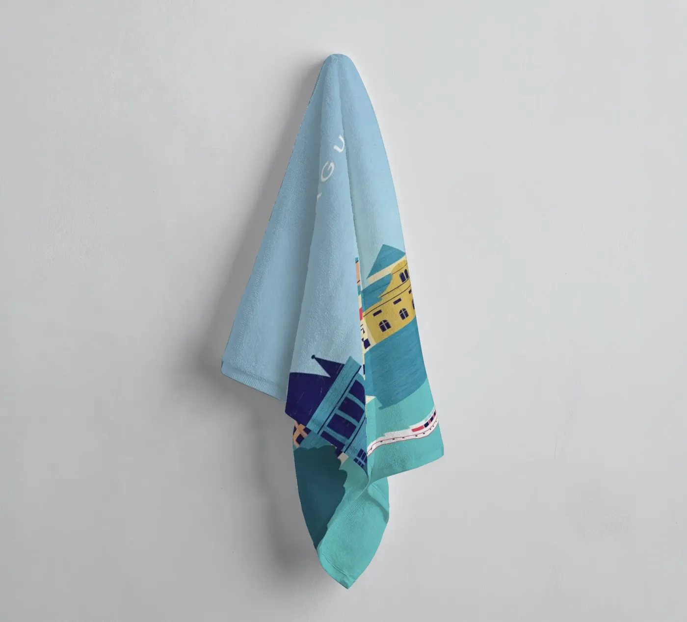 Prague badhanddoek van Katinka Reinke