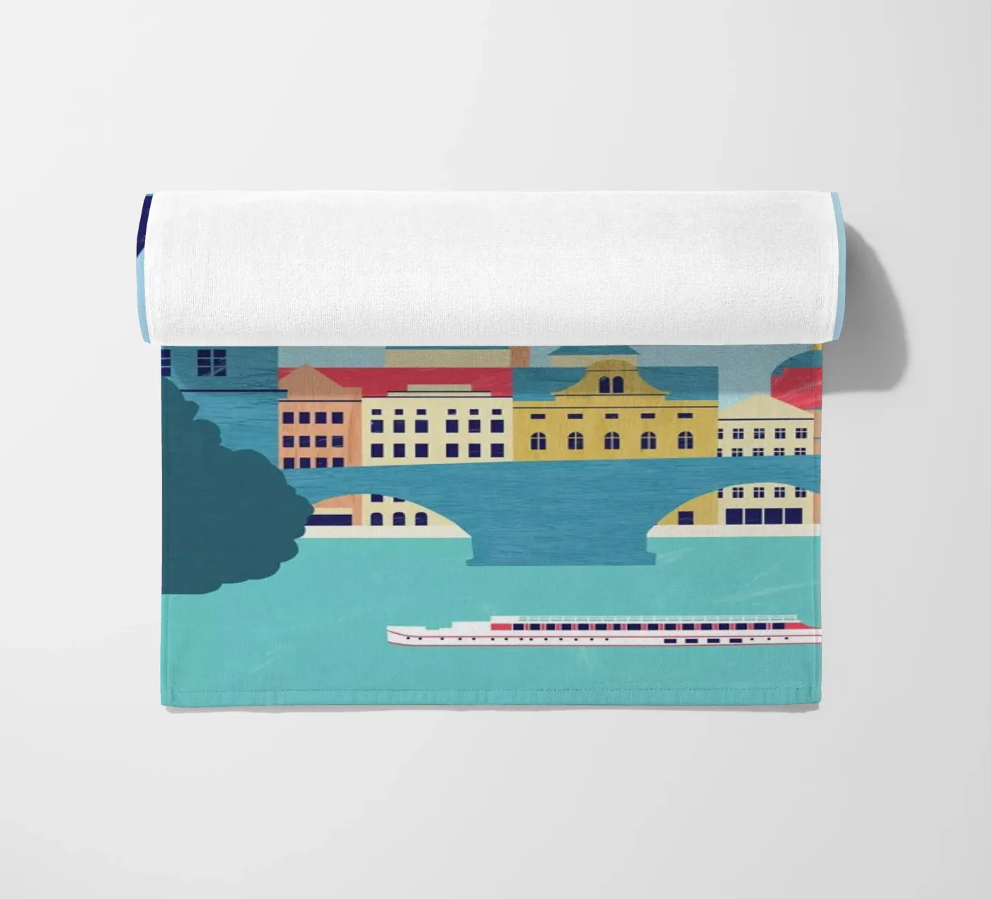 Prague strandhanddoek van Katinka Reinke