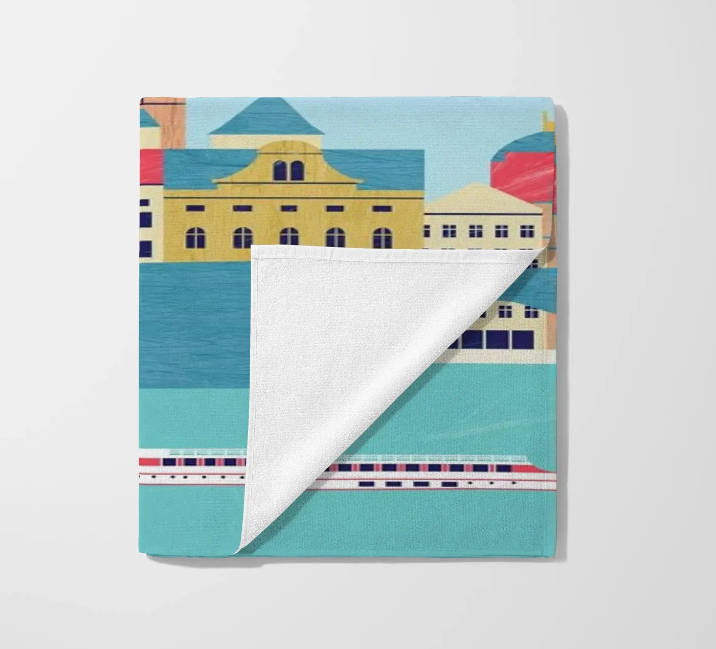 Prague strandhanddoek van Katinka Reinke