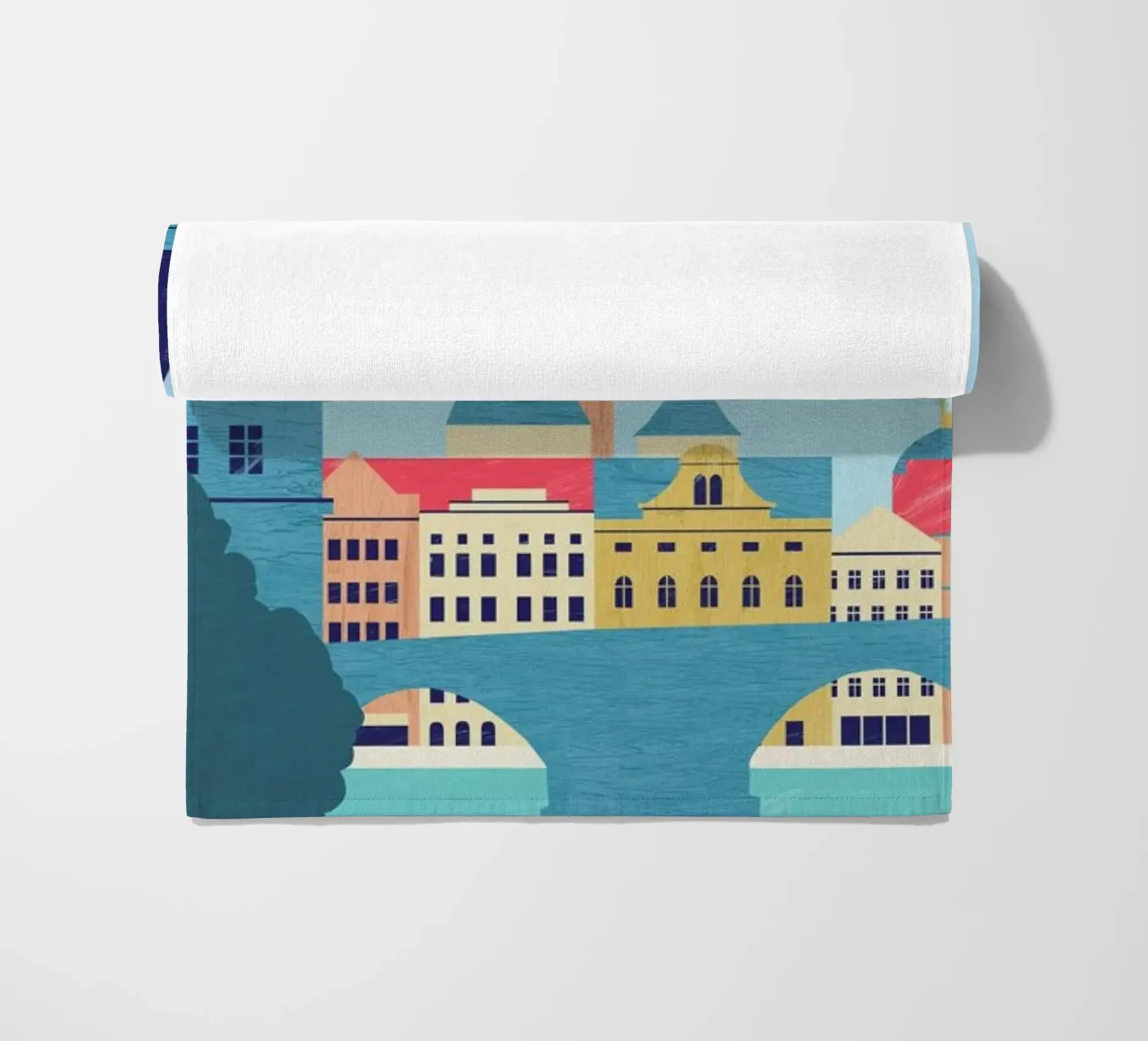 Prague strandhanddoek van Katinka Reinke