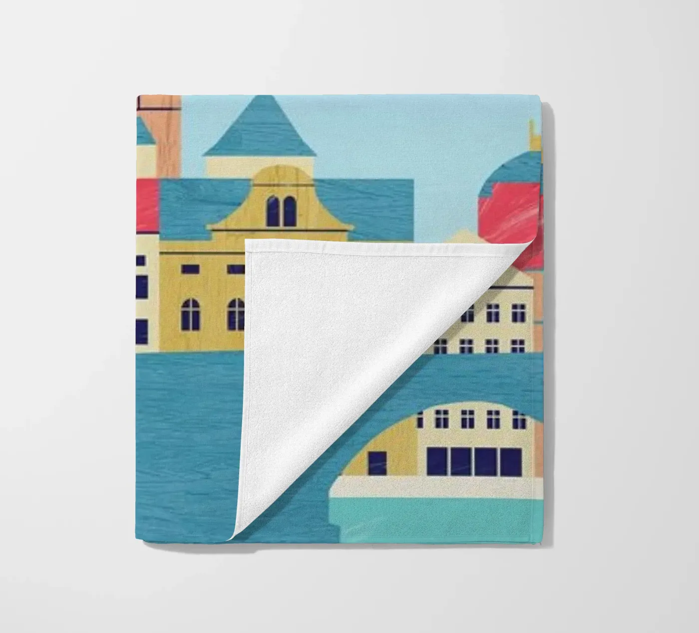 Prague strandhanddoek van Katinka Reinke