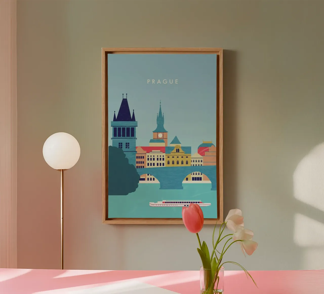 Prague canvas by Katinka Reinke