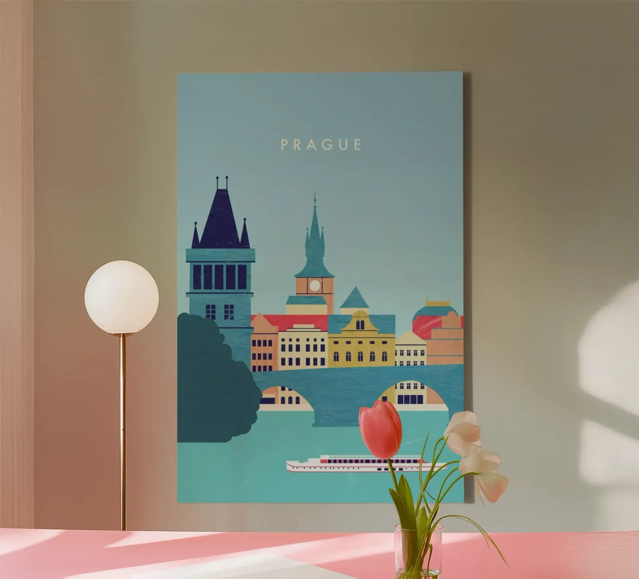 Prague canvas by Katinka Reinke