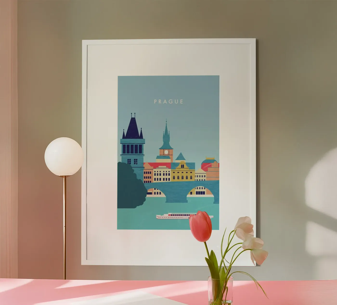 Prague poster van Katinka Reinke