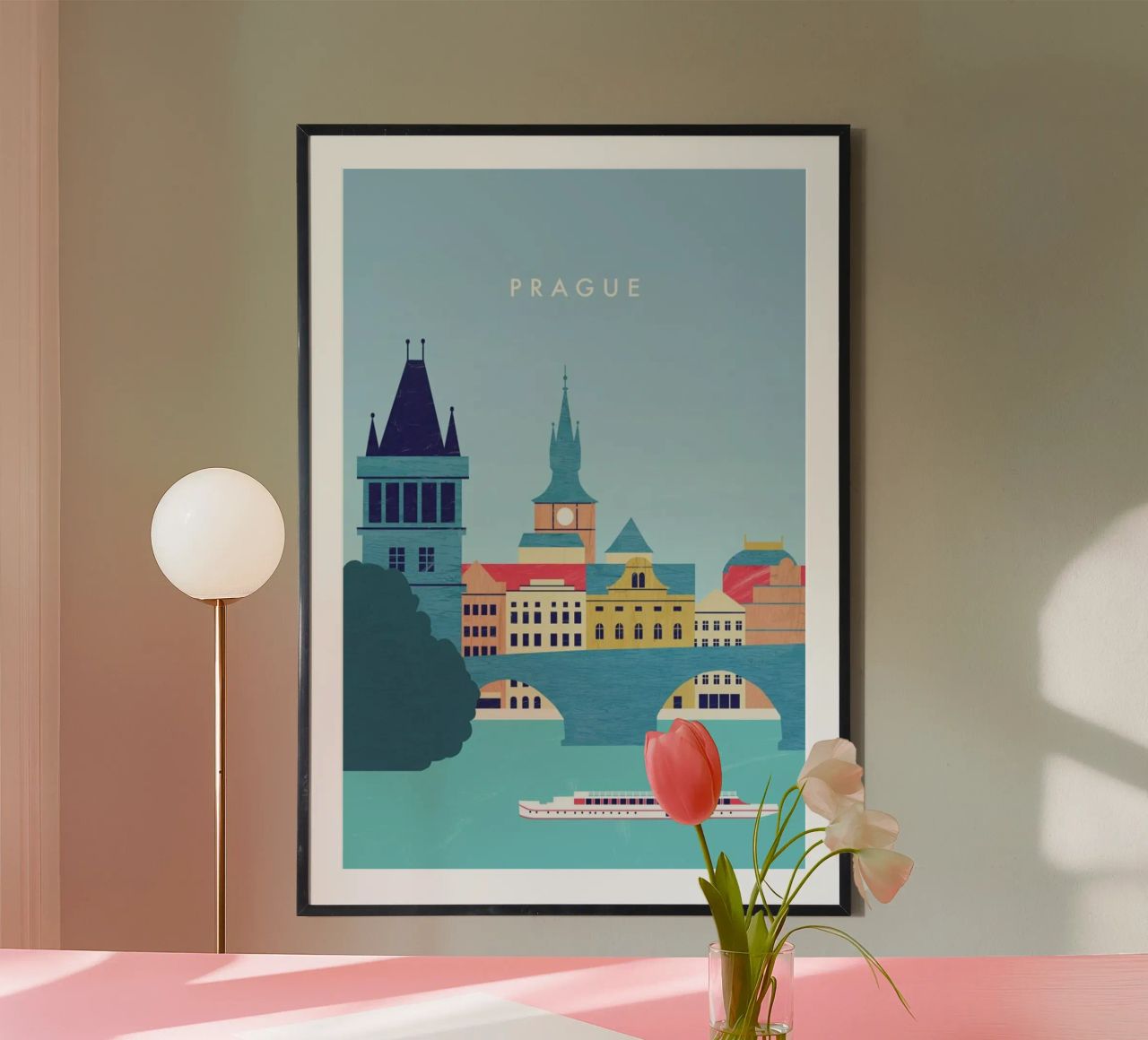 Prague poster de Katinka Reinke
