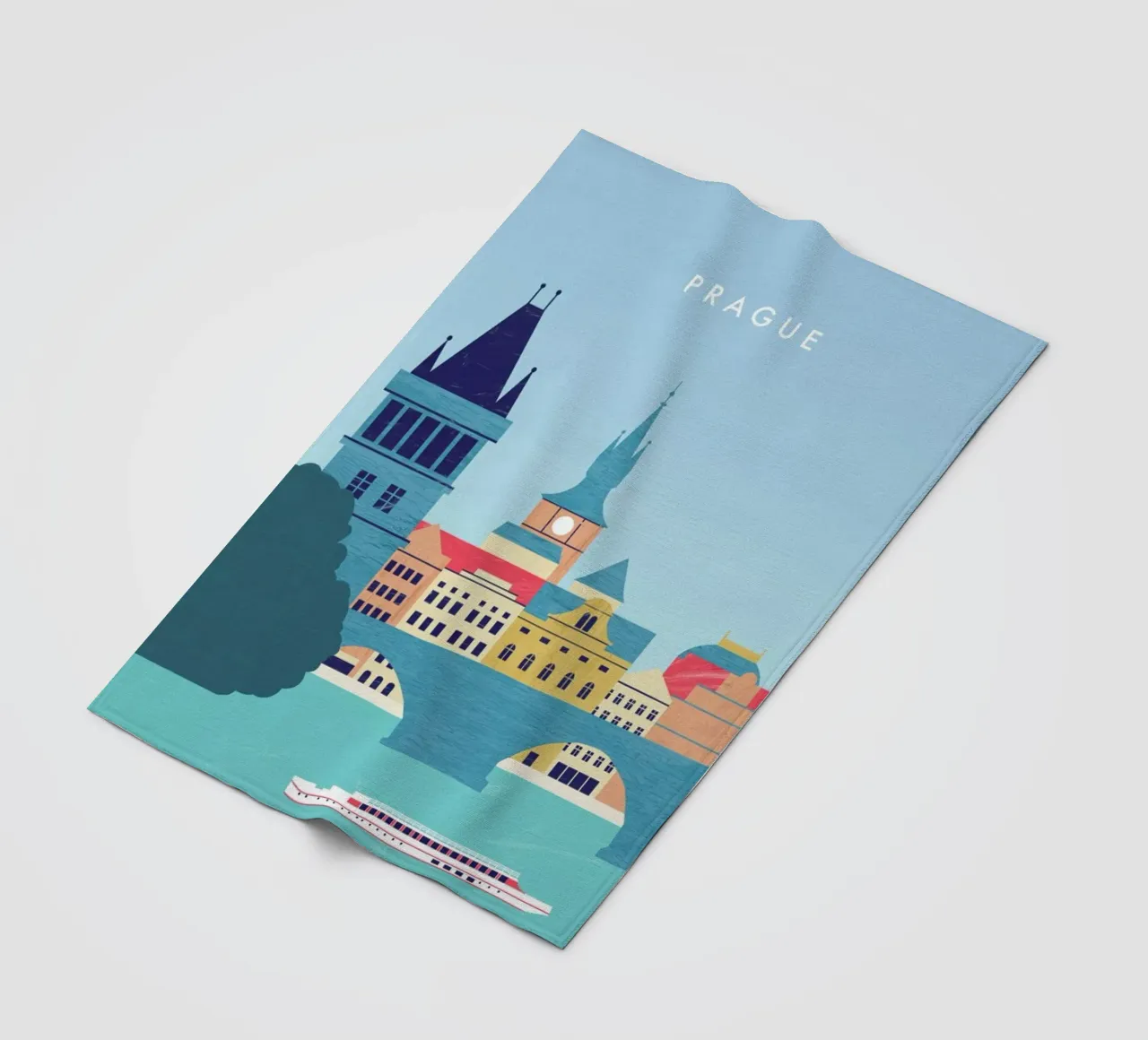 Prague fleecedeken van Katinka Reinke