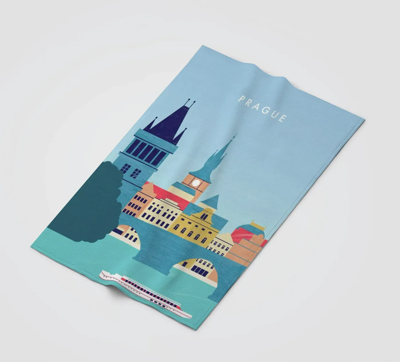 Prague fleecedeken van Katinka Reinke