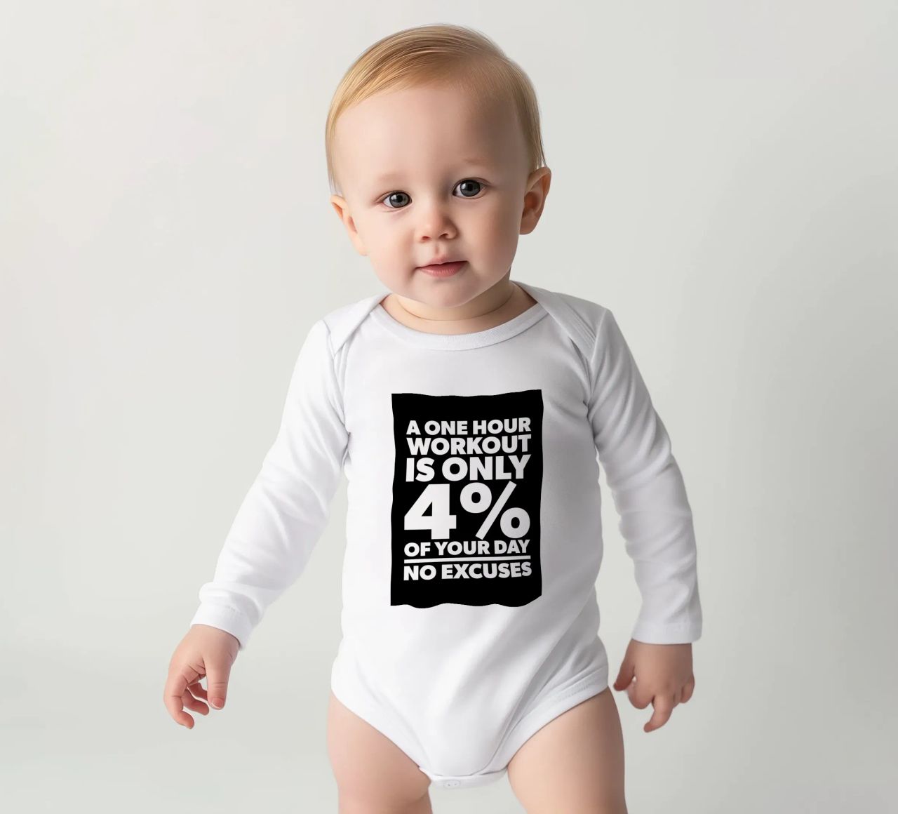 Non c'è un modo semplice body neonato maniche lunghe da Aara