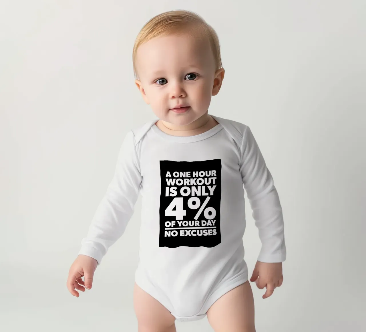 Er is geen gemakkelijke manier babyrompertje lange mouwen van Aara