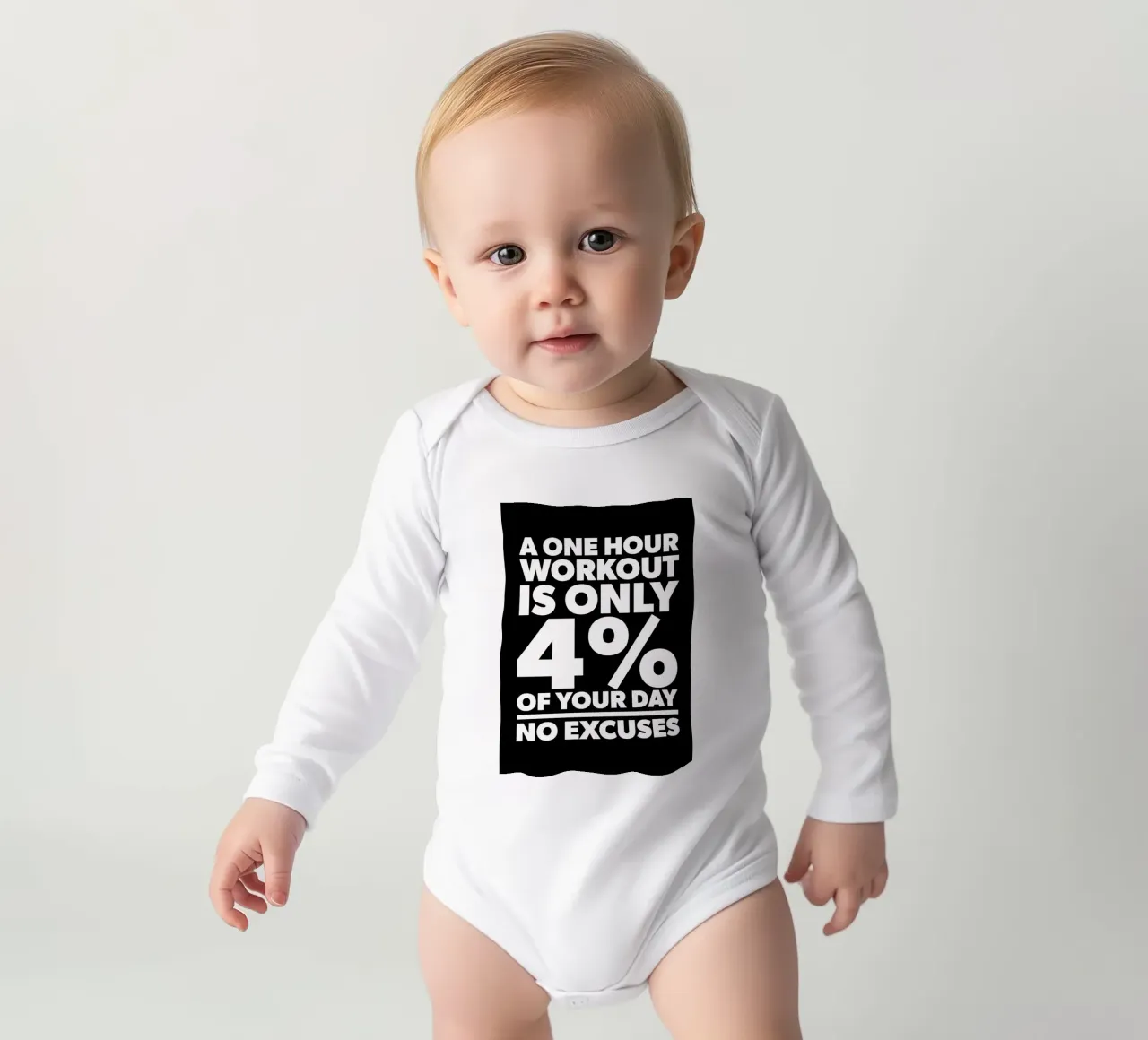 Non c'è un modo semplice body neonato maniche lunghe da Aara