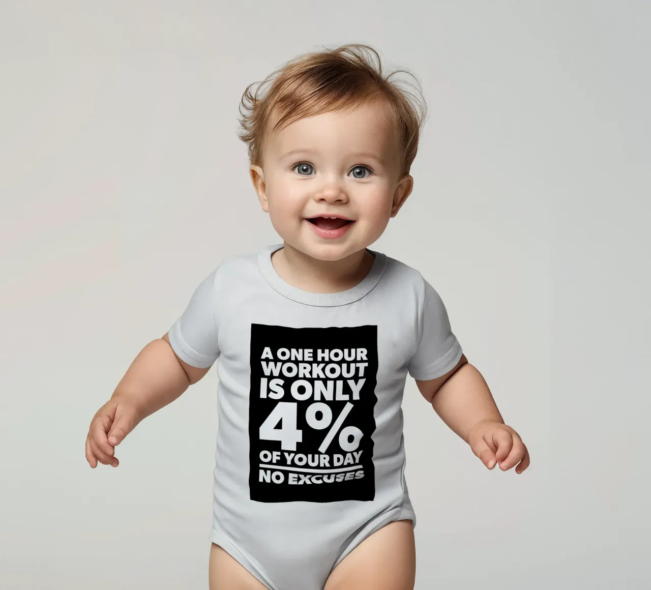 Non c'รจ un modo semplice body neonato maniche corte da Aara