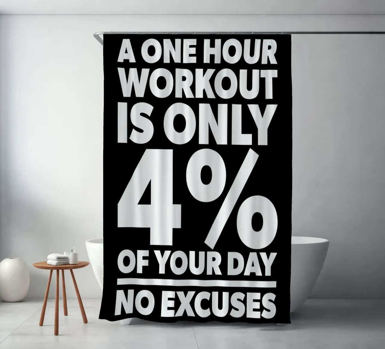 Non c'è un modo semplice tenda da doccia da Aara