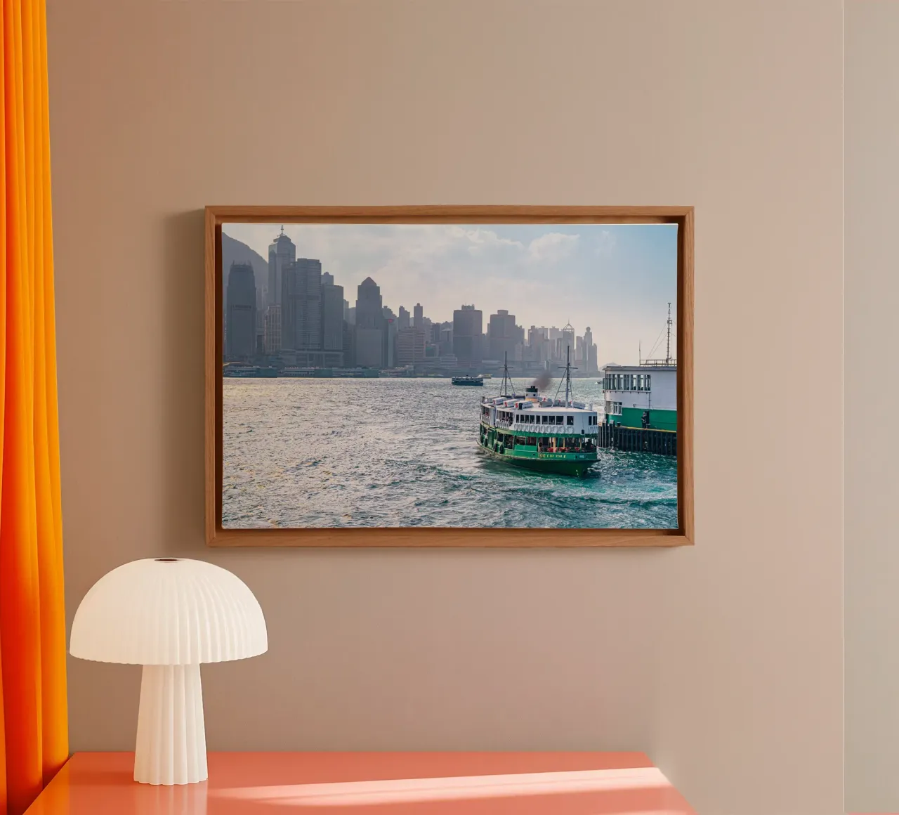 Hongkong Ferry canvas by Mathias Remmling Photography