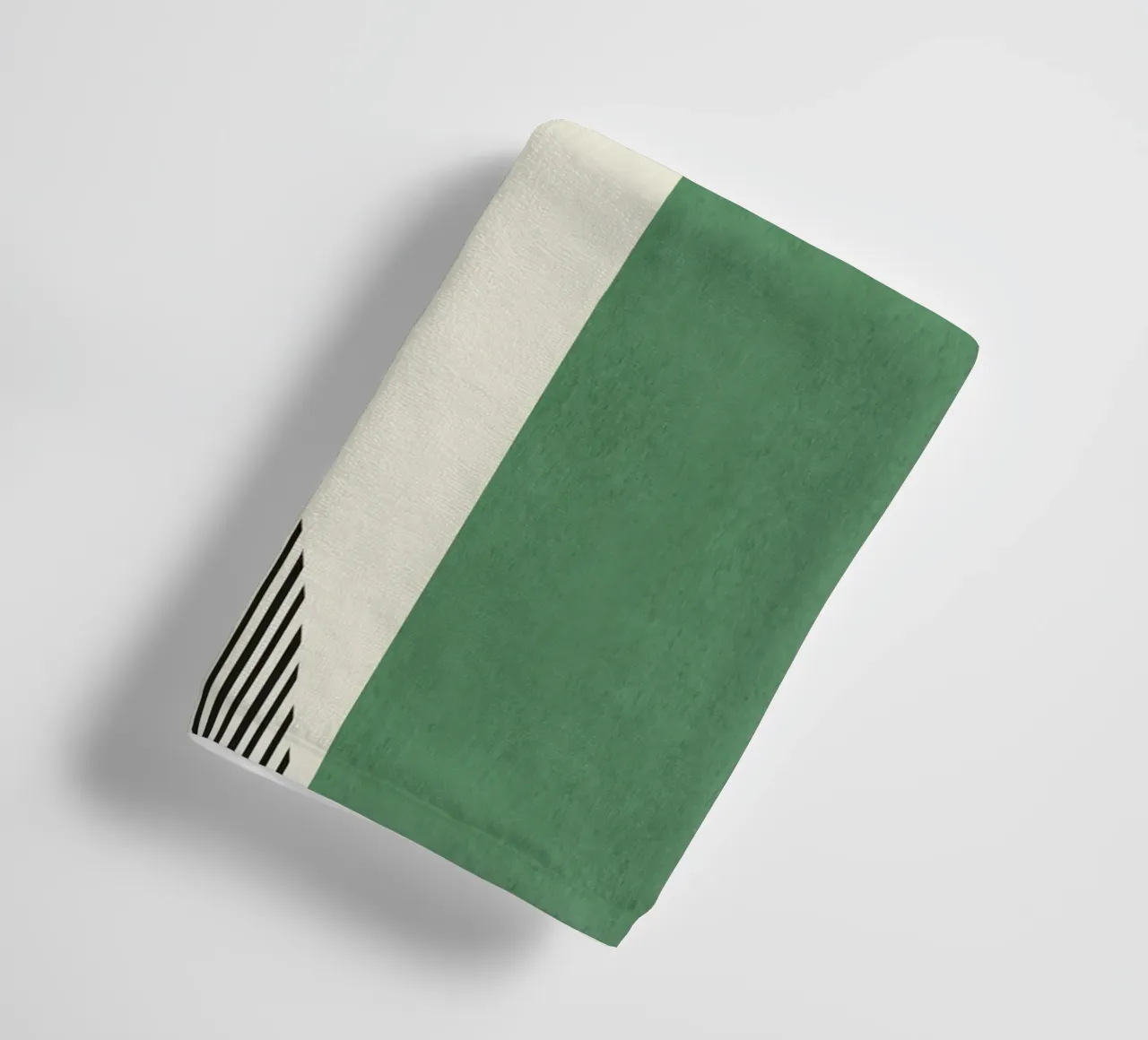 Abstract Lines Shape Composition - Colorful towel by MoonlightPrint