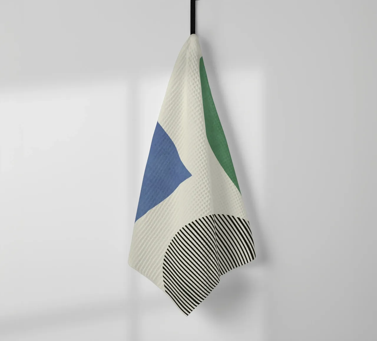 Composizione astratta di linee e forme - Colorato canovaccio da cucina da MoonlightPrint